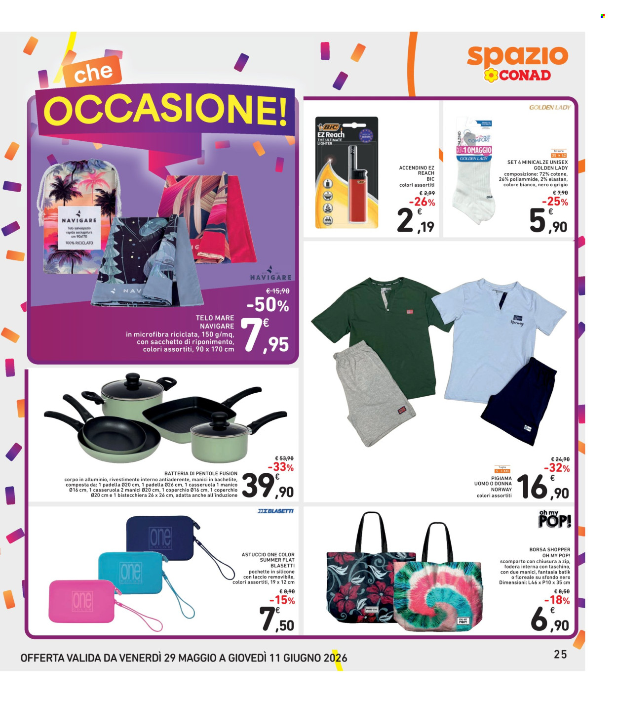Leták Spazio Conad - 29.5.2026 - 11.6.2026. Strana 25