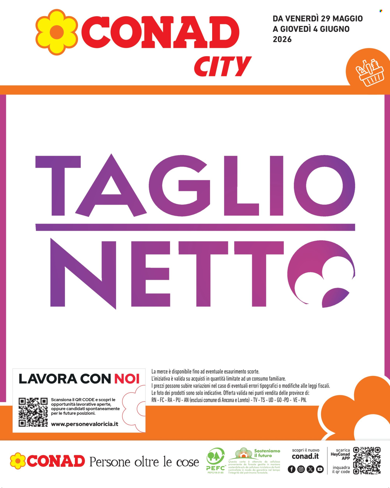 Volantino Conad - 29/5/2026 - 4/6/2026. Pagina 1