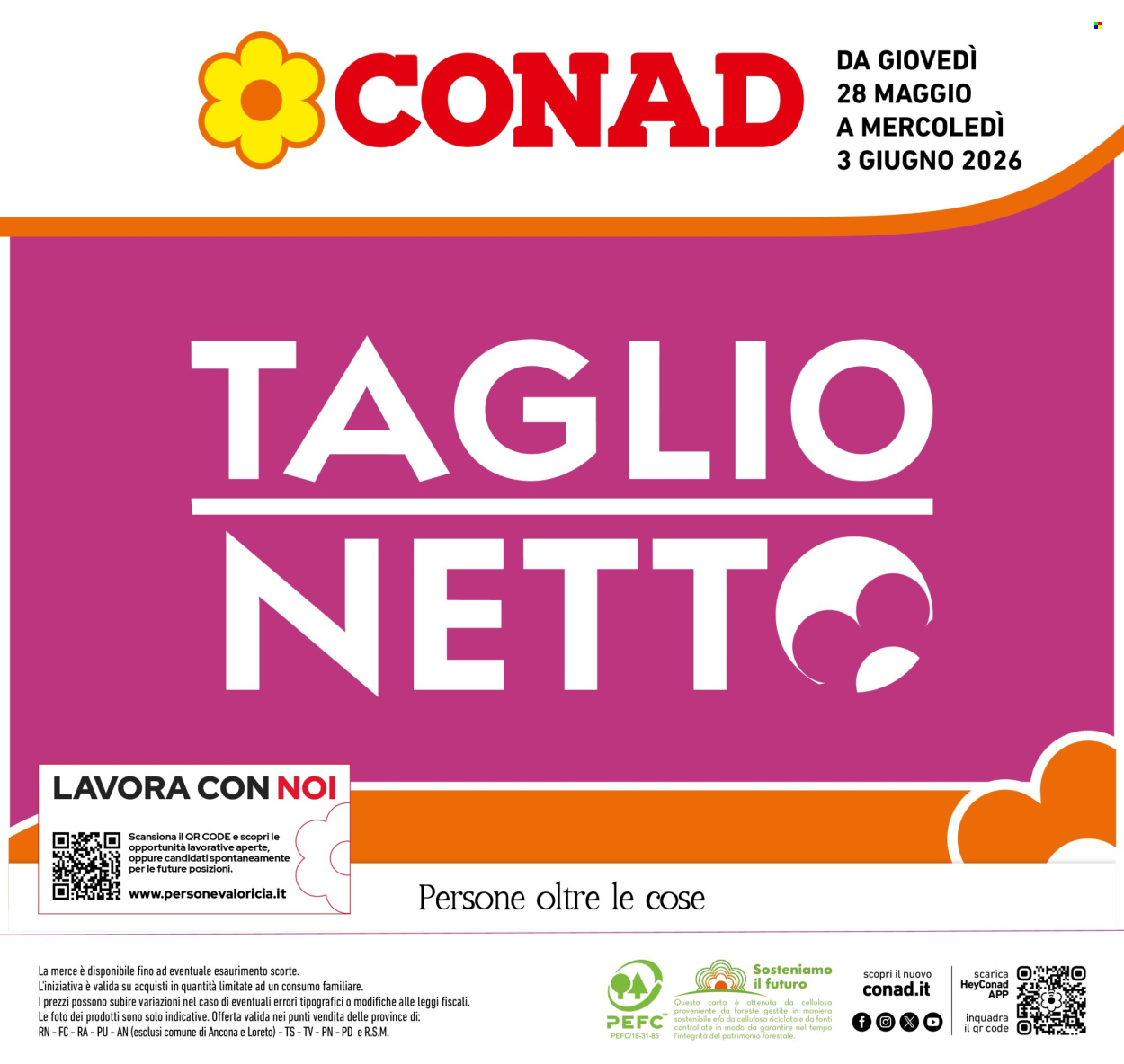 Volantino Conad - 28/5/2026 - 3/6/2026. Pagina 1