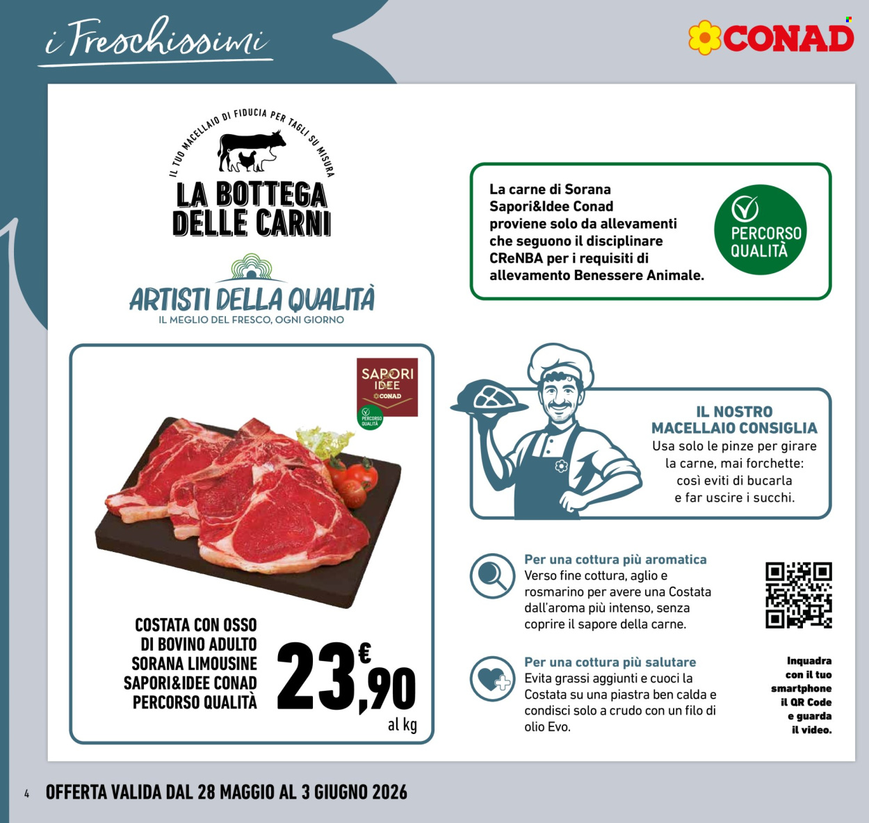 Volantino Conad - 28/5/2026 - 3/6/2026. Pagina 4