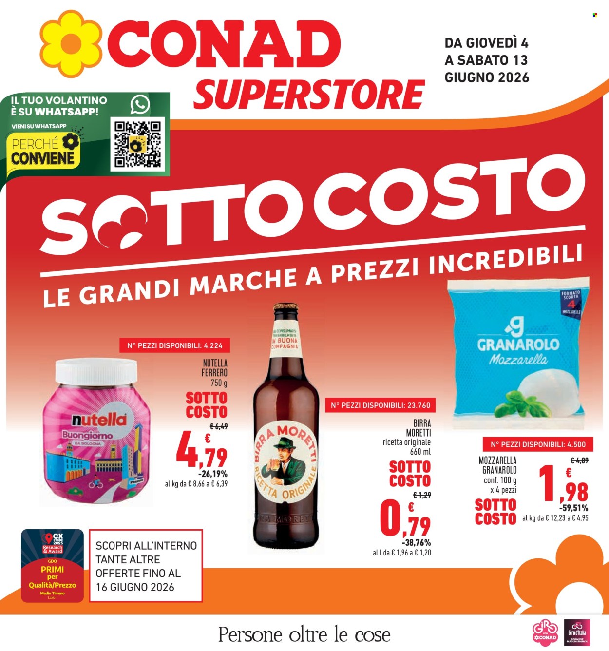 Volantino Conad - 4/6/2026 - 13/6/2026. Pagina 1