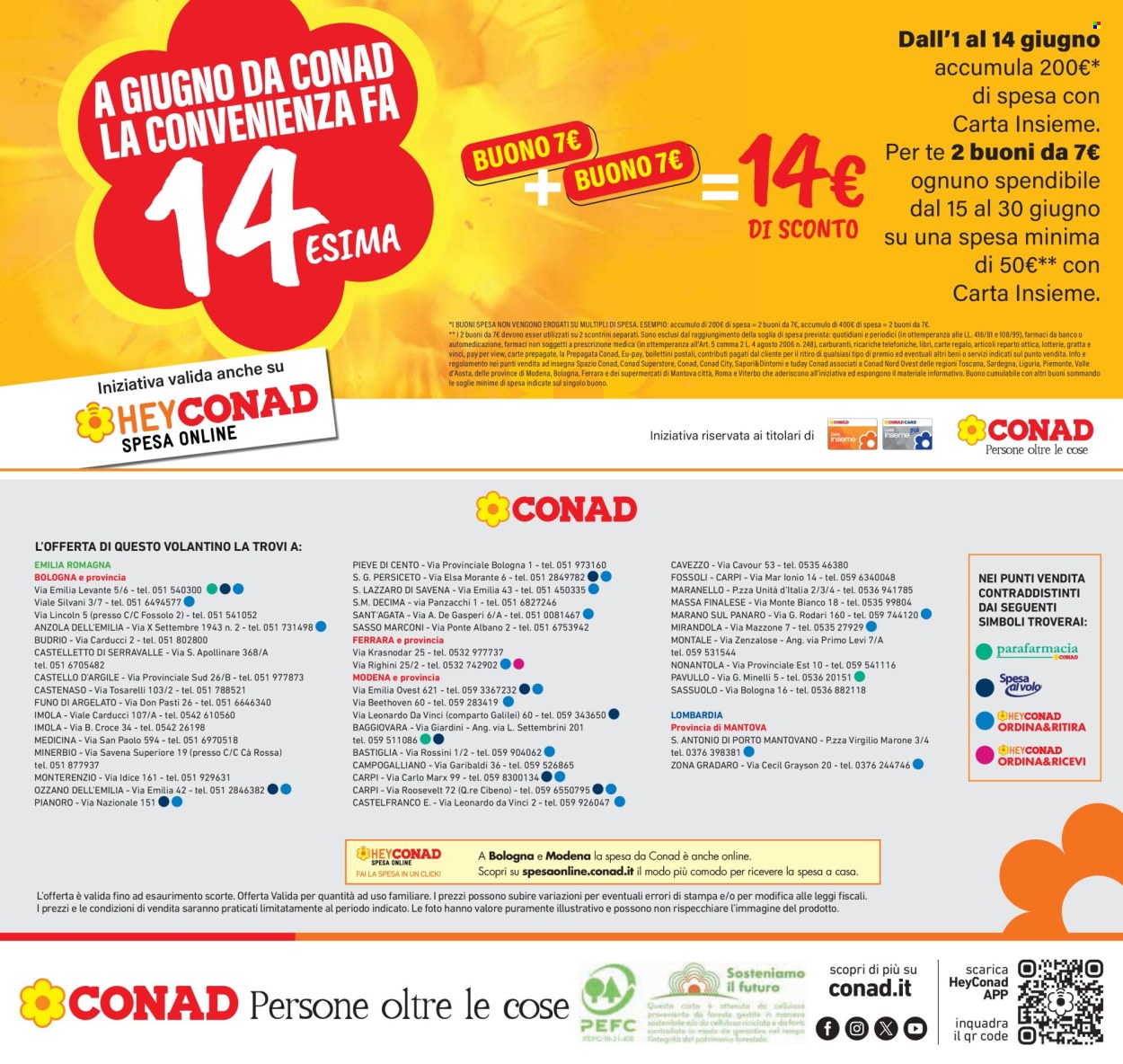 Leták Conad - 4.6.2026 - 13.6.2026. Strana 28