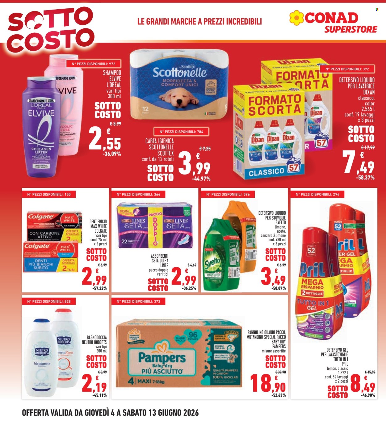 Leták Conad Superstore - 4.6.2026 - 13.6.2026. Strana 6