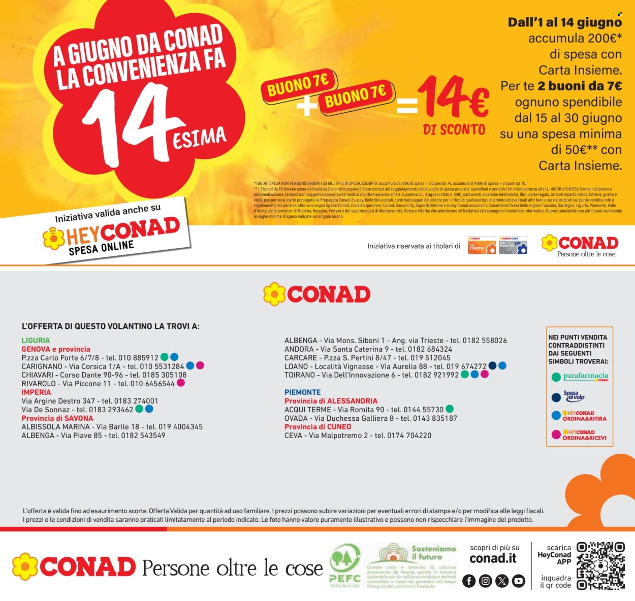 Volantino Conad - 4/6/2026 - 13/6/2026. Pagina 28