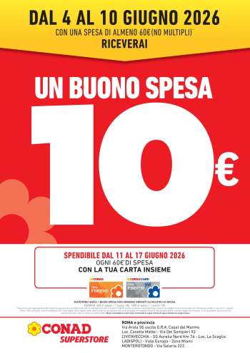 Volantino Conad - 4/6/2026 - 10/6/2026.