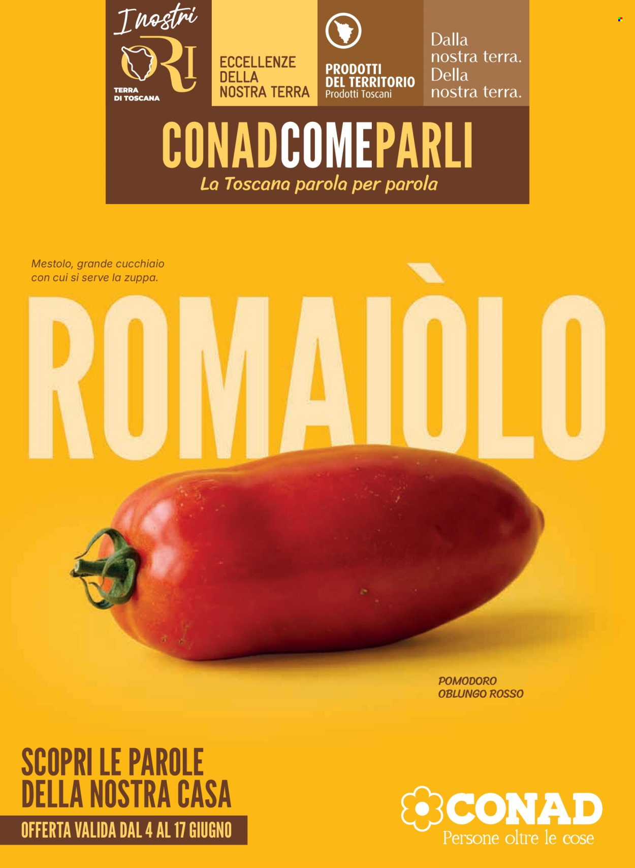 Volantino Conad - 4/6/2026 - 17/6/2026. Pagina 1