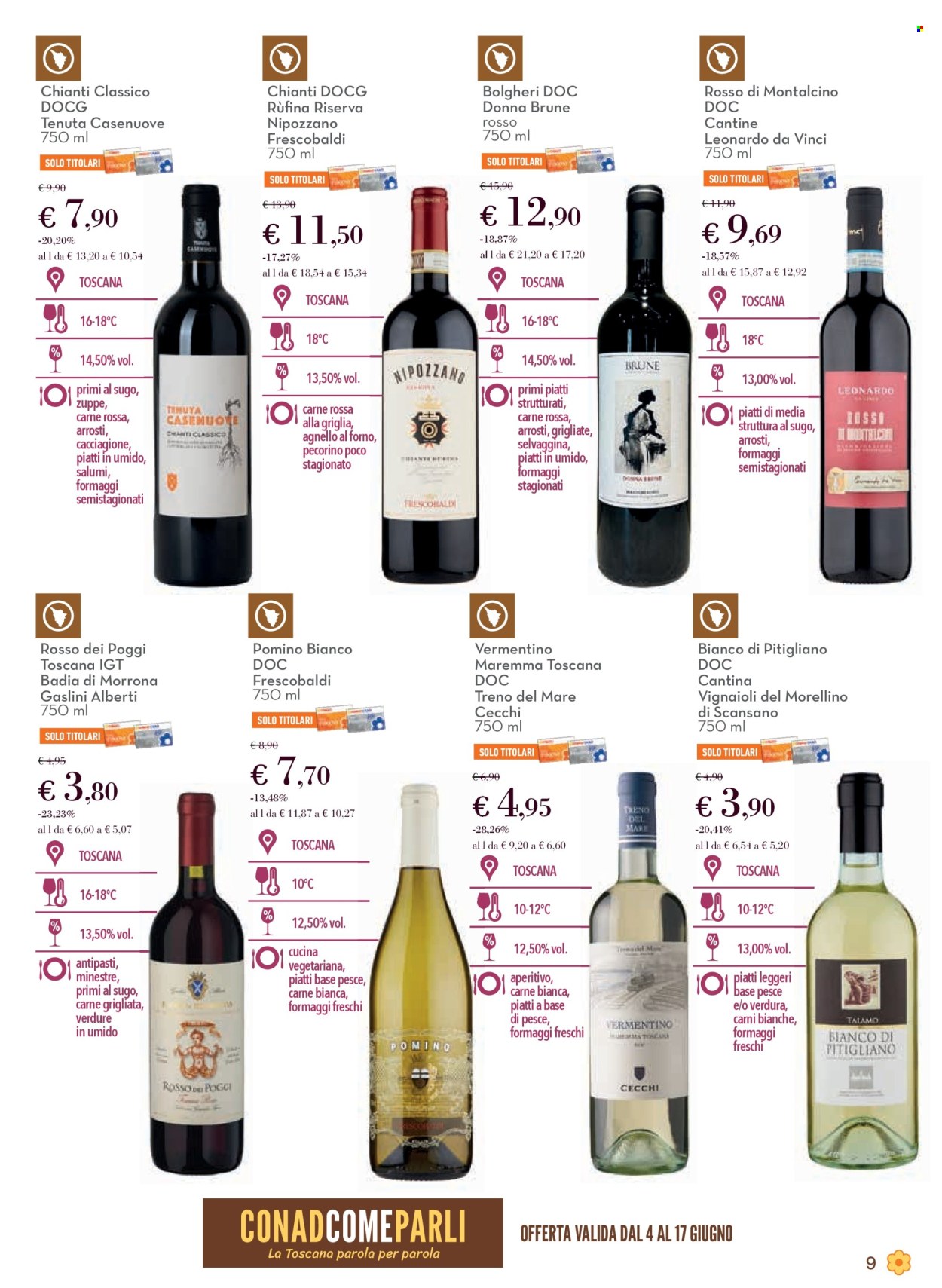 Volantino Conad - 4/6/2026 - 17/6/2026. Pagina 9