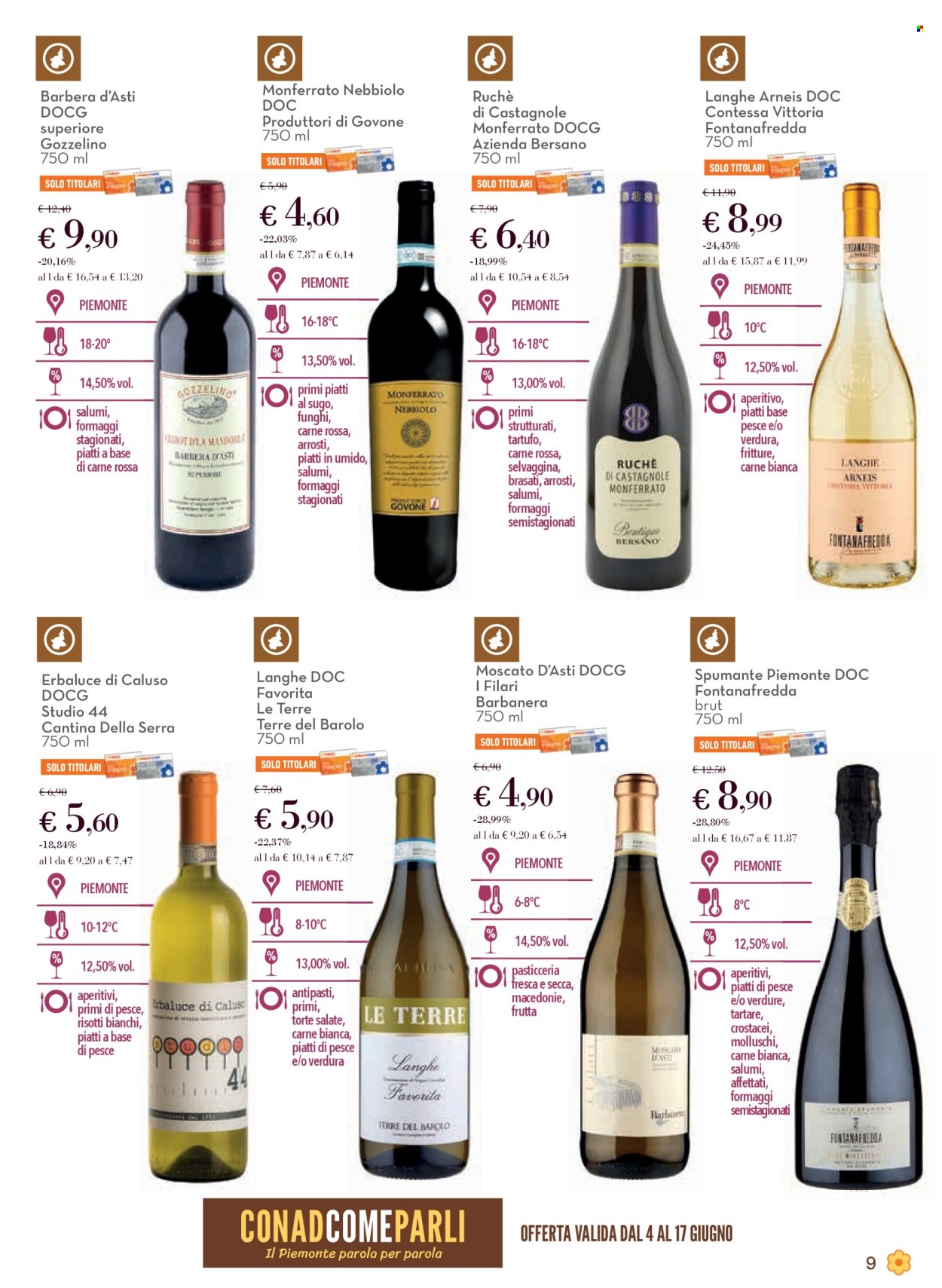 Volantino Conad - 4/6/2026 - 17/6/2026. Pagina 9