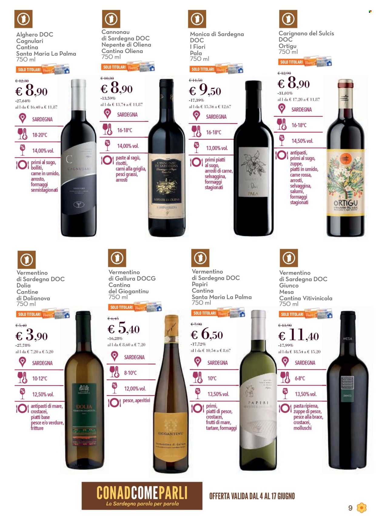 Volantino Conad - 4/6/2026 - 17/6/2026. Pagina 9