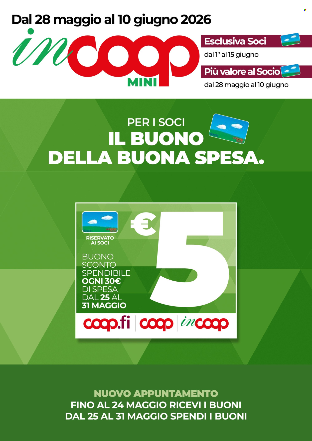 Volantino Coop - 28/5/2026 - 10/6/2026. Pagina 1