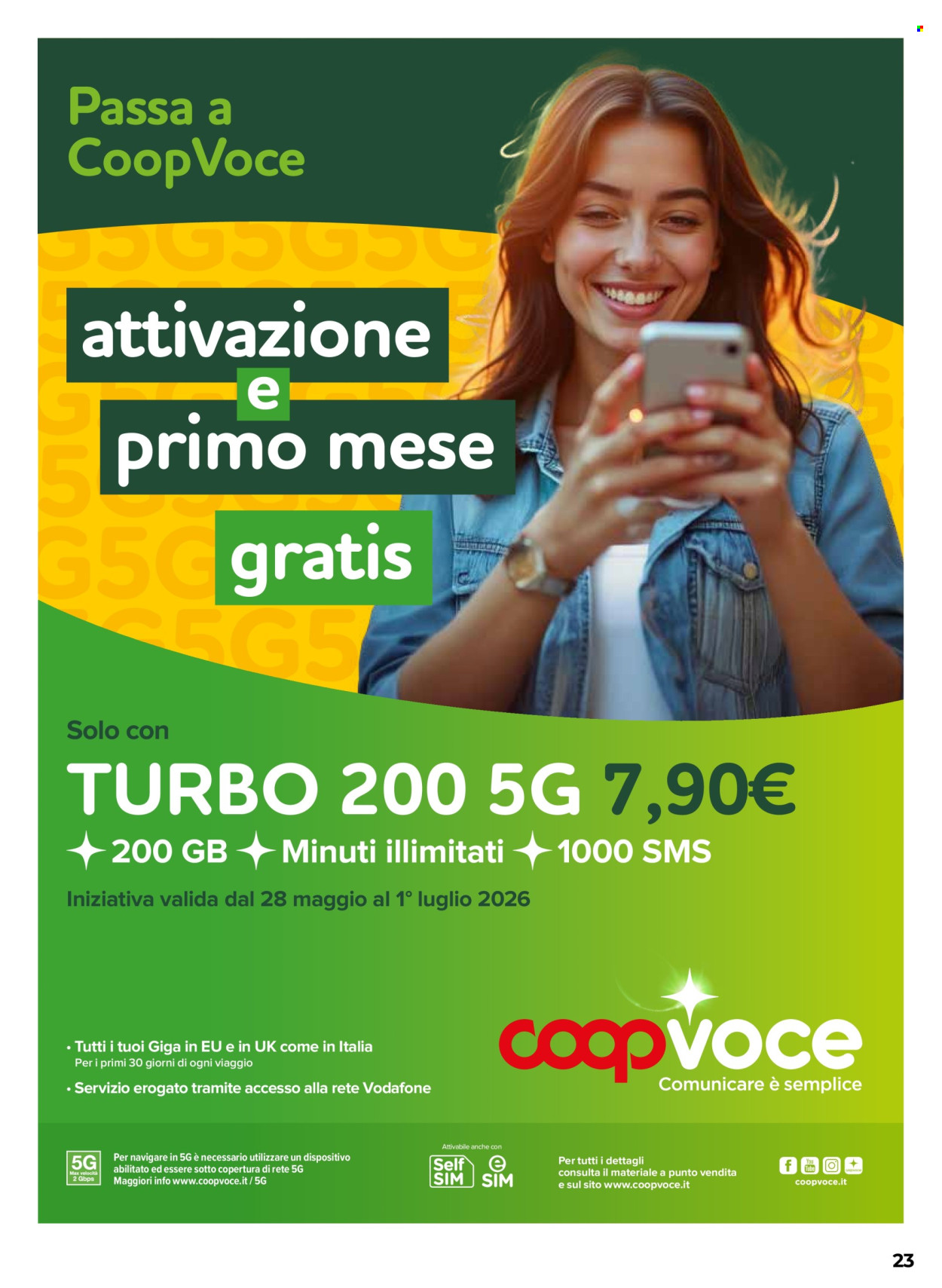 Volantino Coop - 28/5/2026 - 10/6/2026. Pagina 23