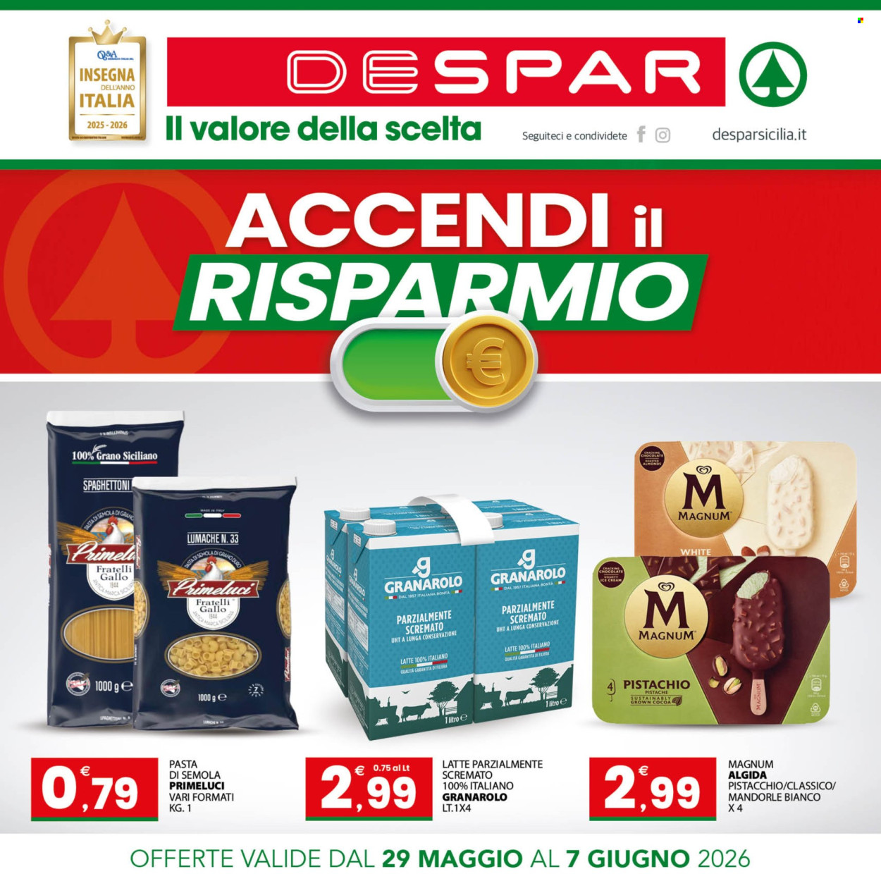 Volantino Despar - 29/5/2026 - 7/6/2026. Pagina 1