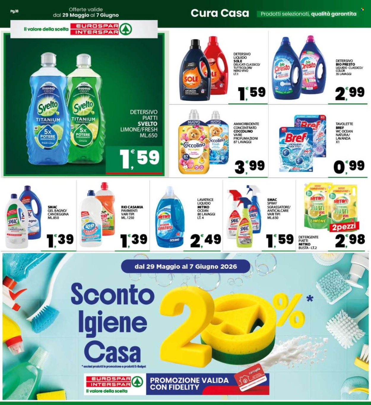 Volantino Eurospar - 29/5/2026 - 7/6/2026. Pagina 18