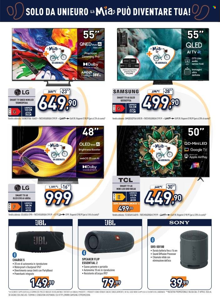 Volantino Unieuro - 29/5/2026 - 10/6/2026. Pagina 4