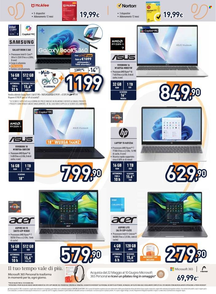 Volantino Unieuro - 29/5/2026 - 10/6/2026. Pagina 14