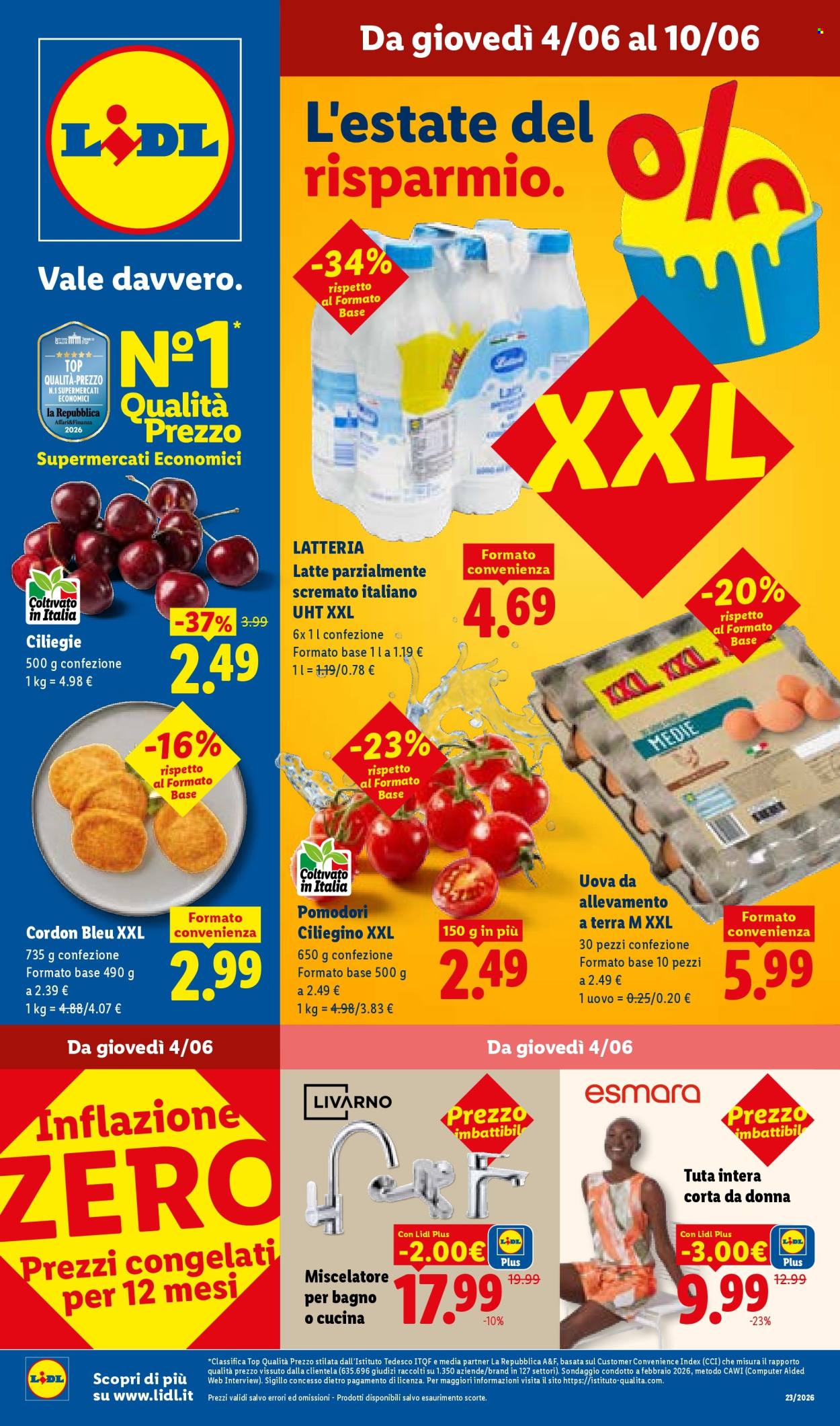 Volantino Lidl - 4/6/2026 - 10/6/2026. Pagina 1