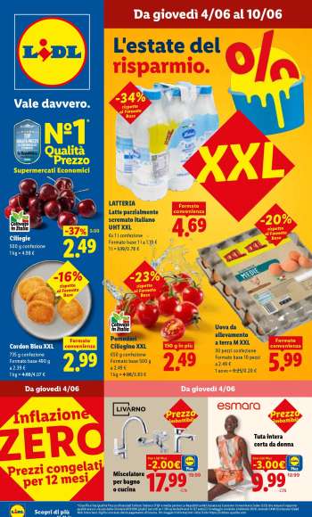 Volantino Lidl - 4/6/2026 - 10/6/2026.