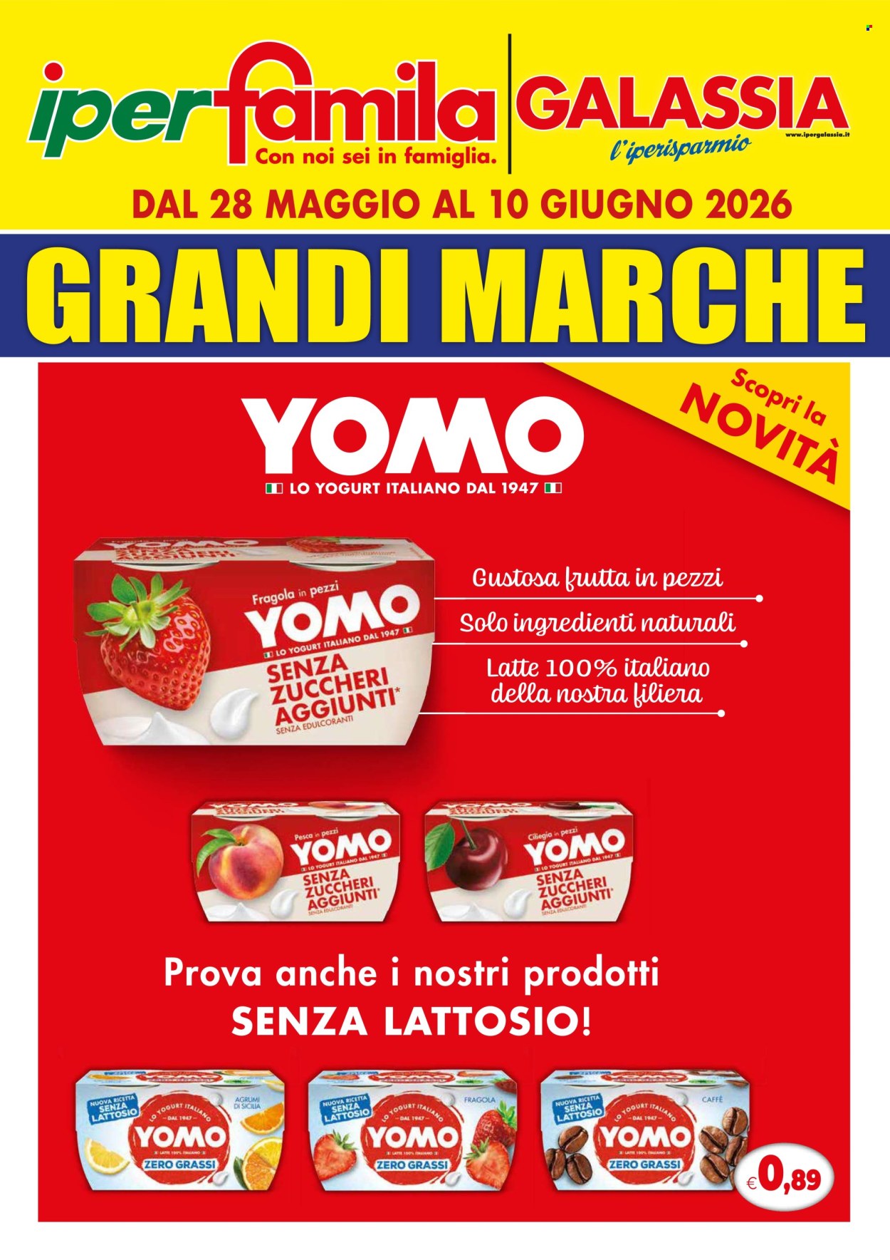 Volantino Famila - 28/5/2026 - 10/6/2026. Pagina 1