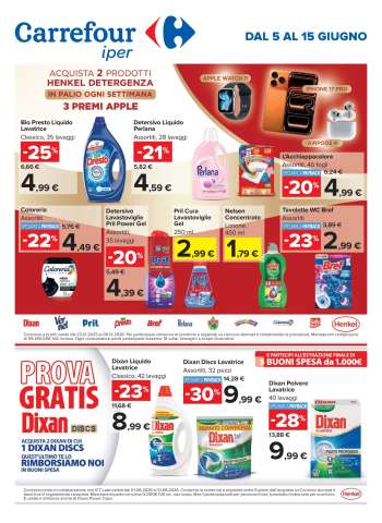 Volantino Carrefour - 5/6/2026 - 15/6/2026.