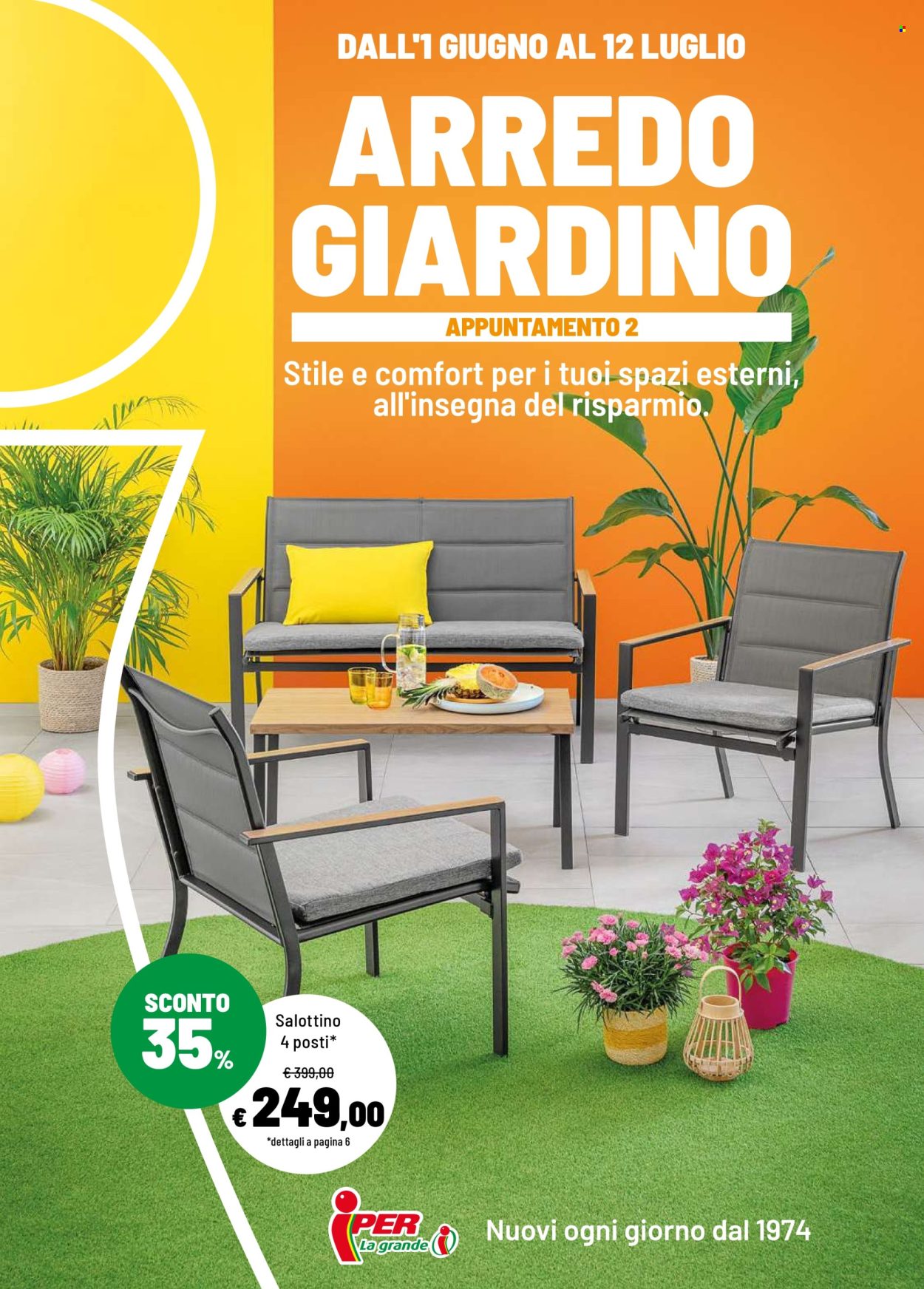 Volantino Iper, La grande i - 1/6/2026 - 12/6/2026. Pagina 1