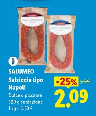 Salumeo Salsiccia tipo Napoli