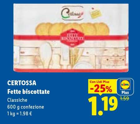 Certossa Fette biscottate