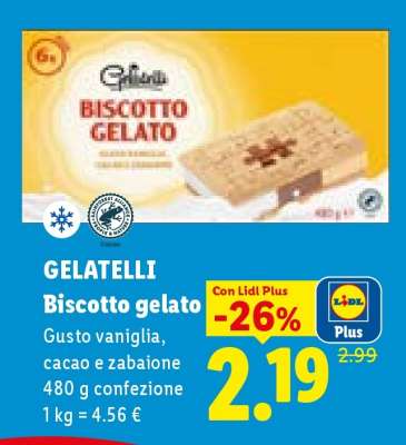 Gelatelli Biscotto gelato