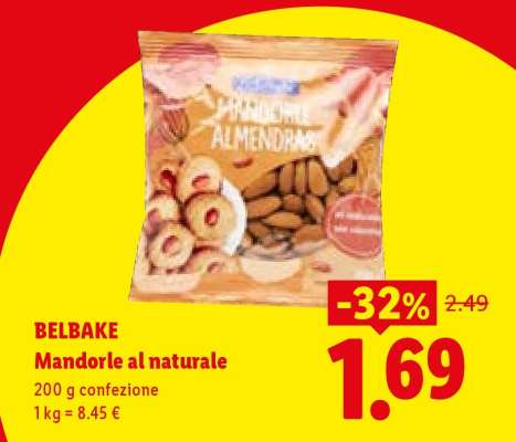 BELBAKE Mandorle al naturale