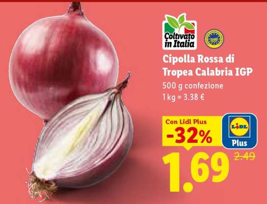 Cipolla Rossa di Tropea Calabria IGP