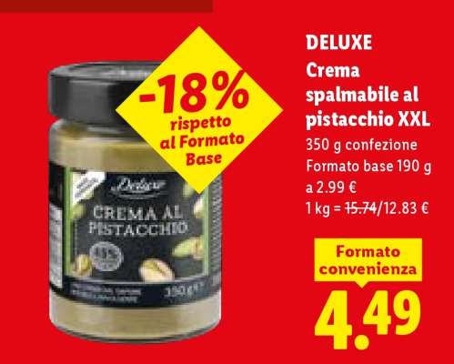 Deluxe Crema spalmabile al pistacchio XXL