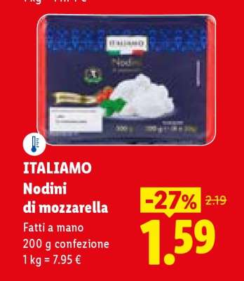 Italiamo Nodini di mozzarella