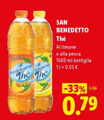 SAN BENEDETTO THÈ