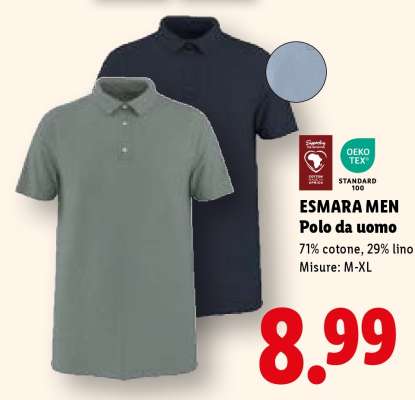 ESMARA MEN Polo da uomo