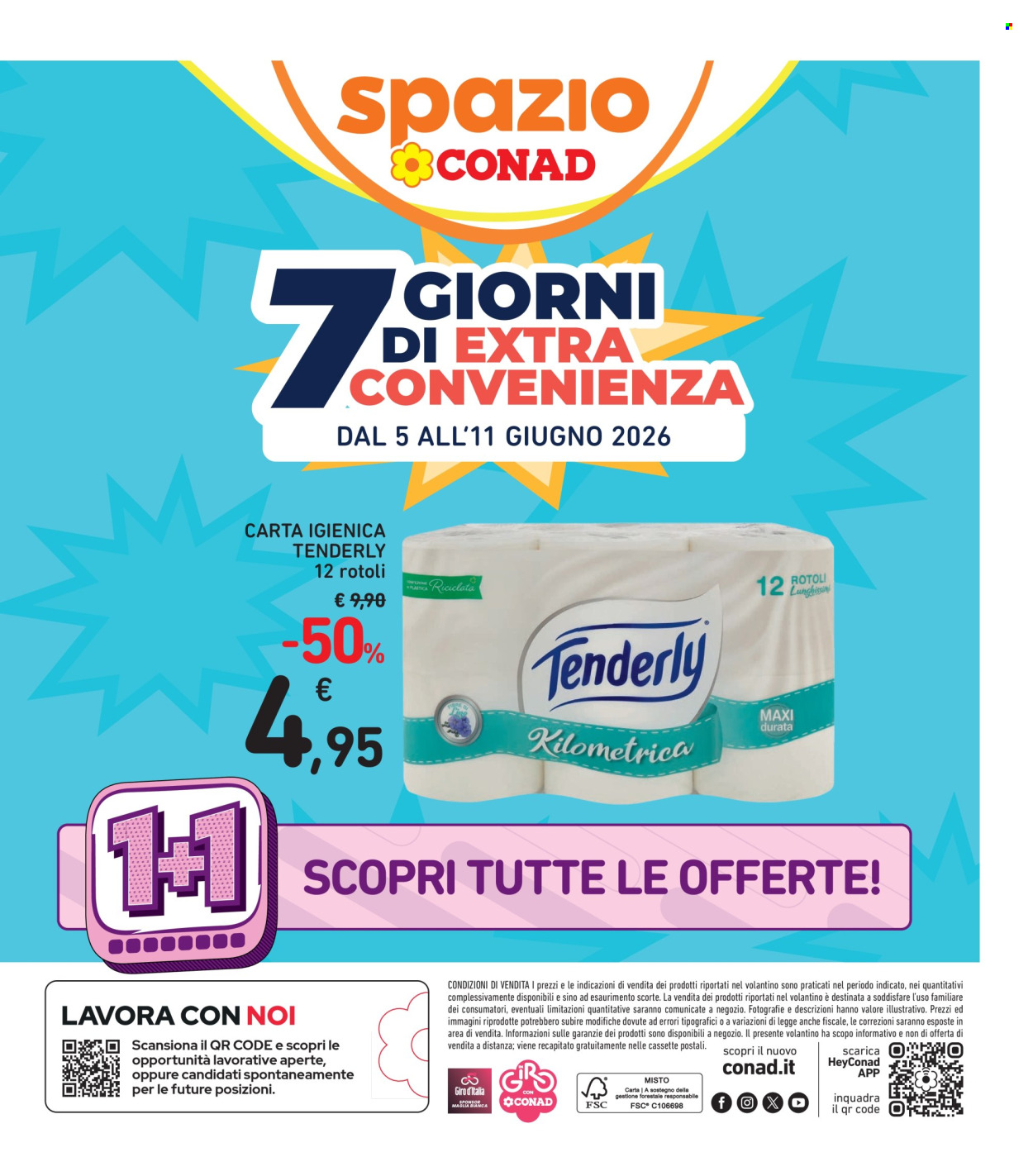Leták Spazio Conad - 5.6.2026 - 11.6.2026. Strana 1