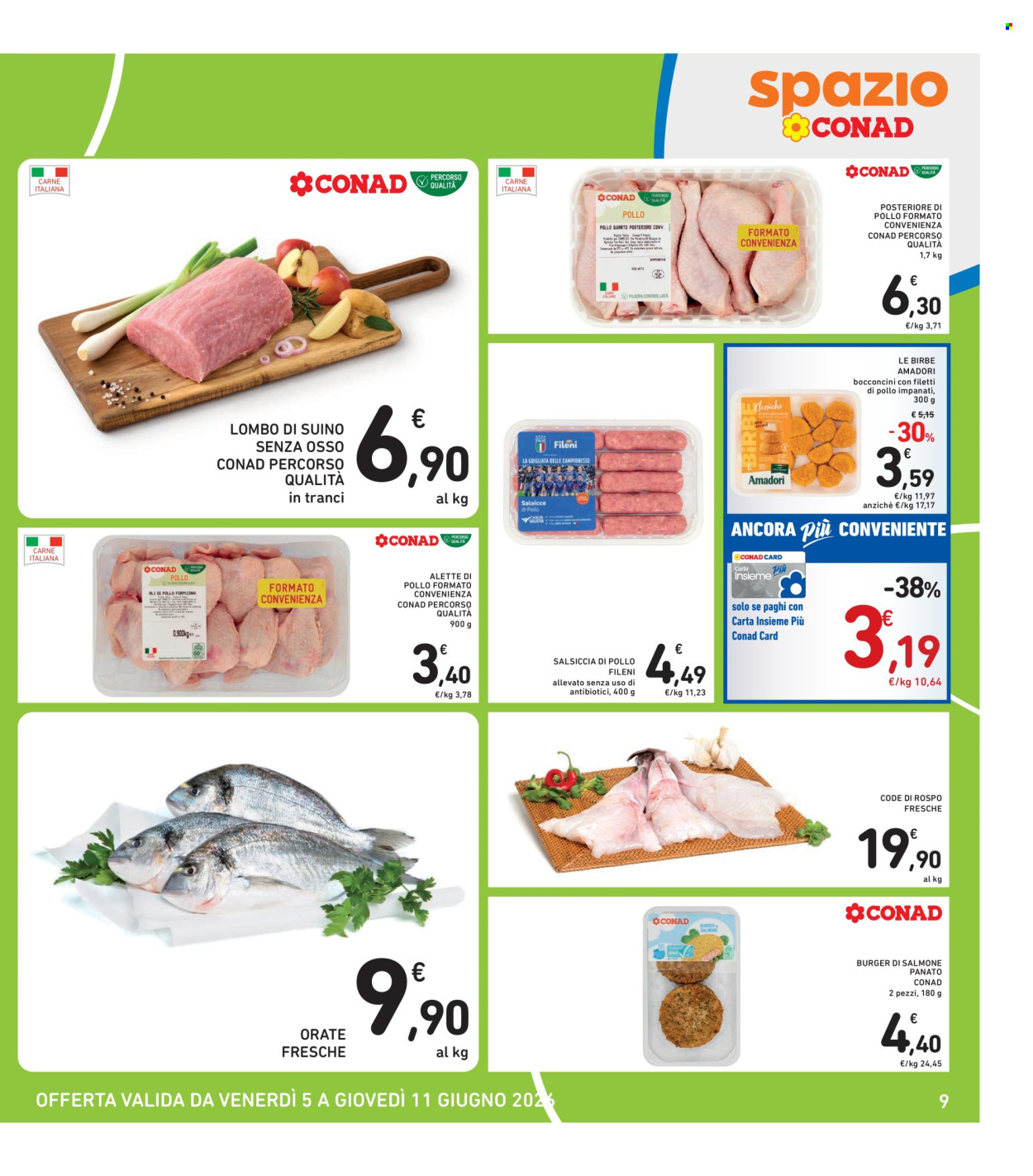 Leták Spazio Conad - 5.6.2026 - 11.6.2026. Strana 9