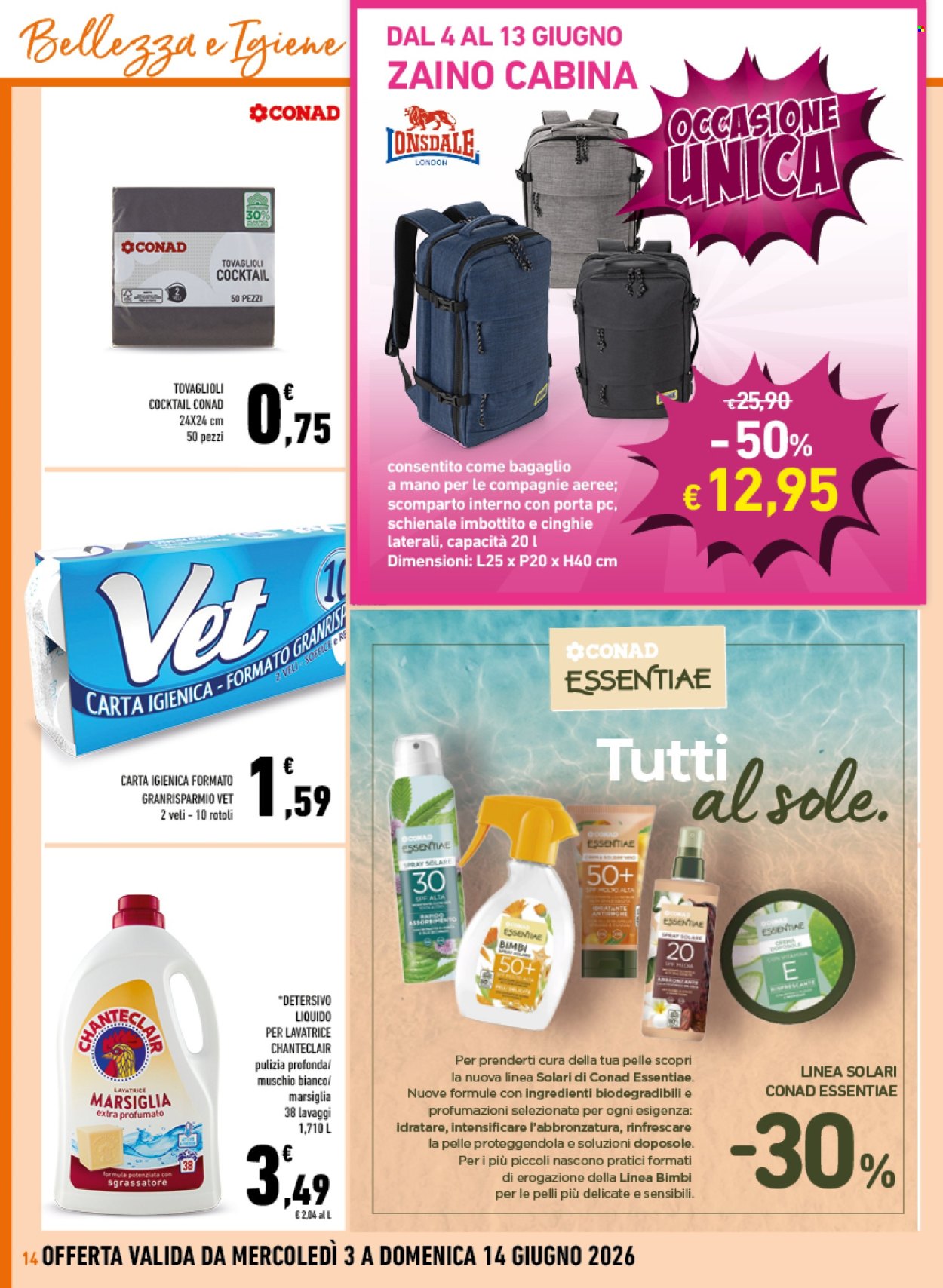 Volantino Conad - 3/6/2026 - 14/6/2026. Pagina 14