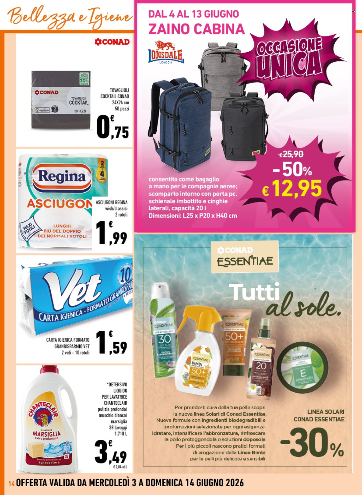 Volantino Conad - 3/6/2026 - 14/6/2026. Pagina 14