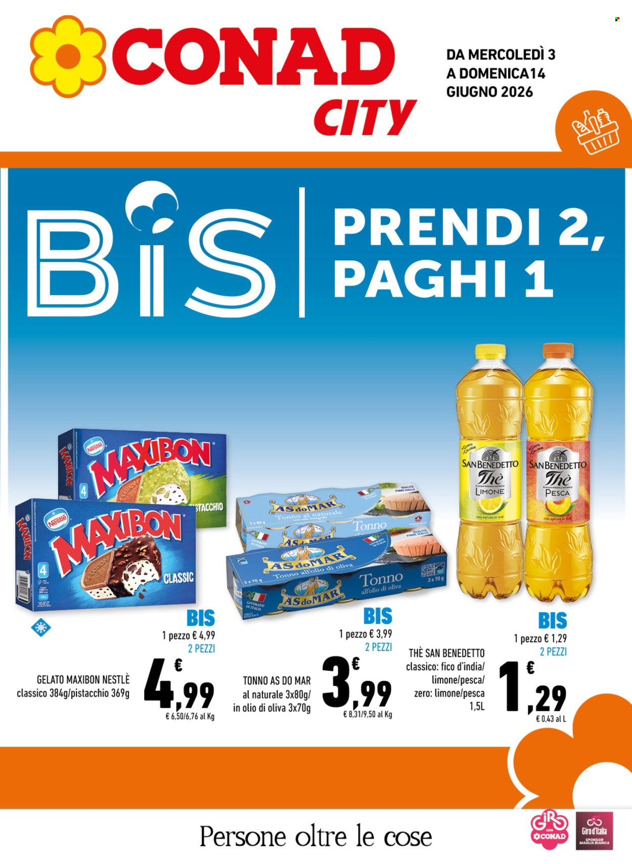 Volantino Conad - 3/6/2026 - 14/6/2026. Pagina 1