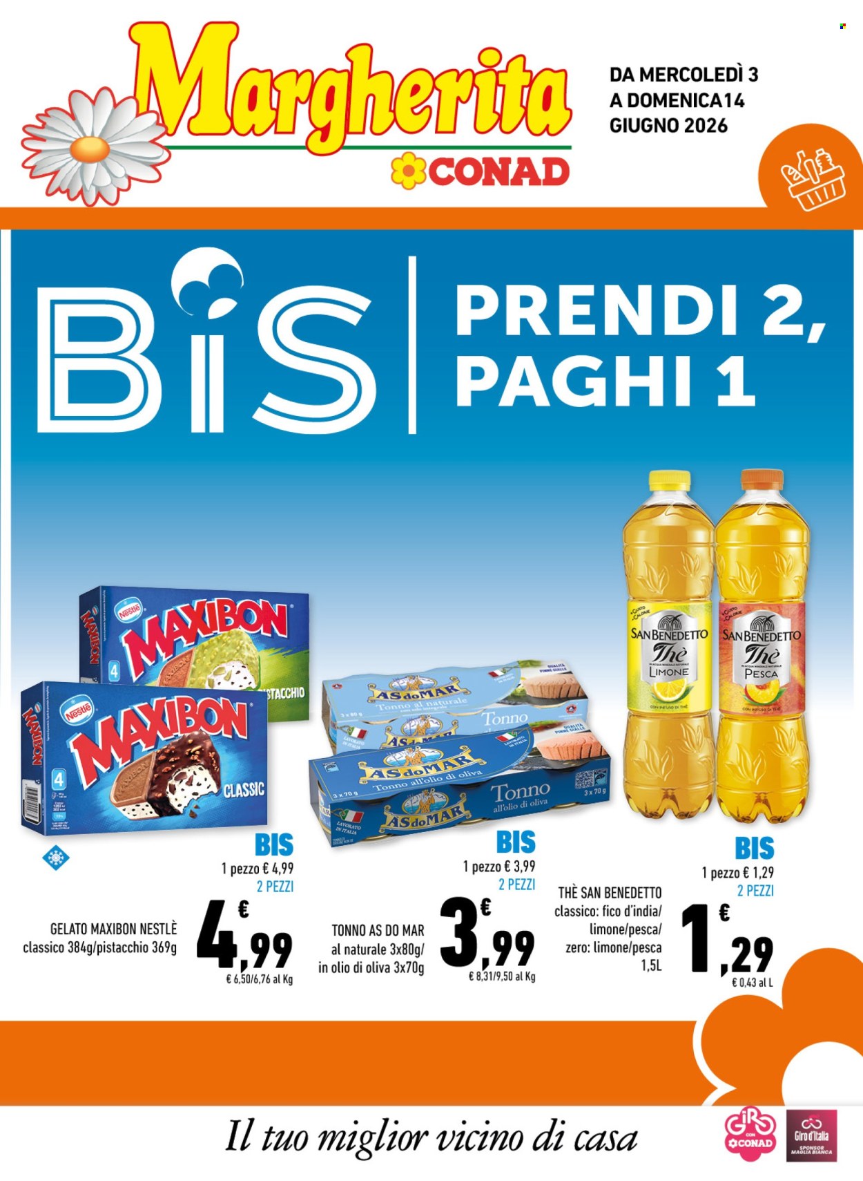 Leták Margherita Conad - 3.6.2026 - 14.6.2026. Strana 1