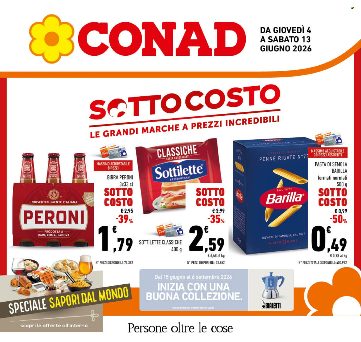 Volantino Conad - 4/6/2026 - 13/6/2026. Pagina 1