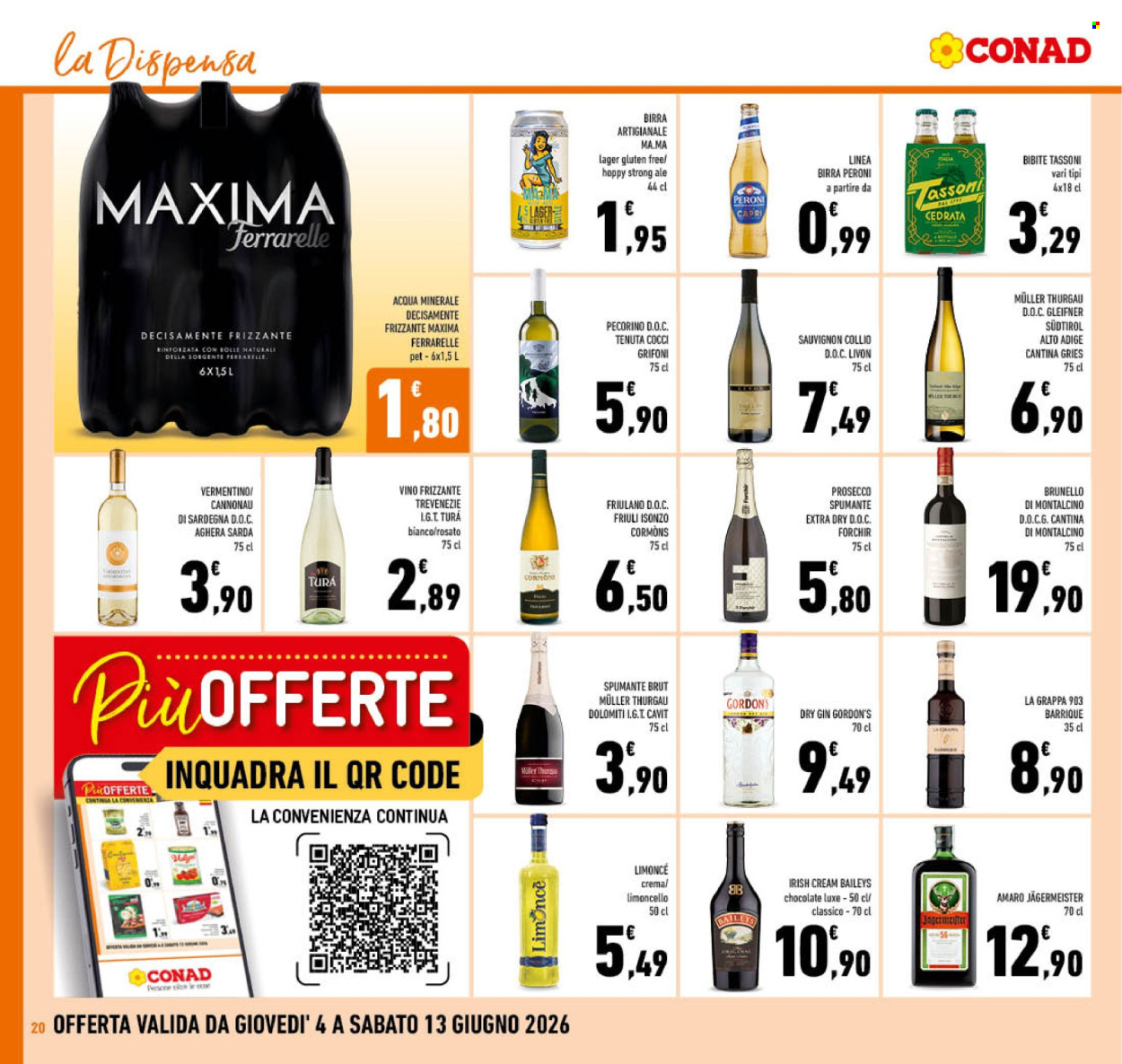 Volantino Conad - 4/6/2026 - 13/6/2026. Pagina 20