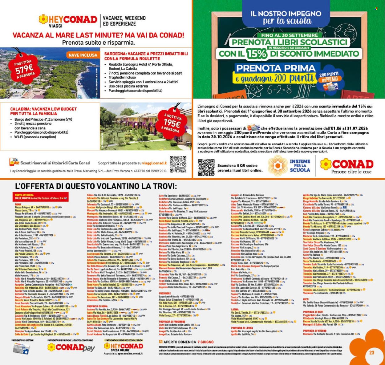 Leták Conad - 4.6.2026 - 13.6.2026. Strana 23