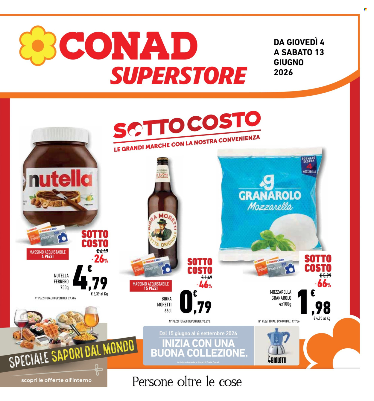 Volantino Conad - 4/6/2026 - 13/6/2026. Pagina 1