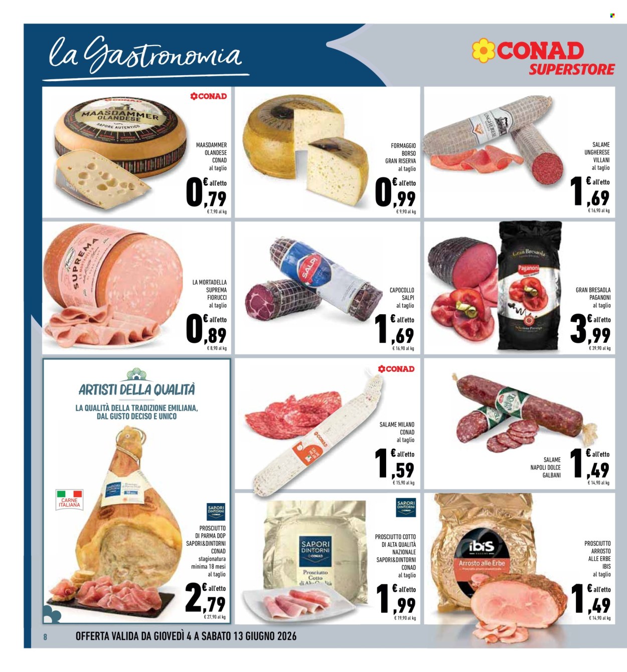 Volantino Conad - 4/6/2026 - 13/6/2026. Pagina 8