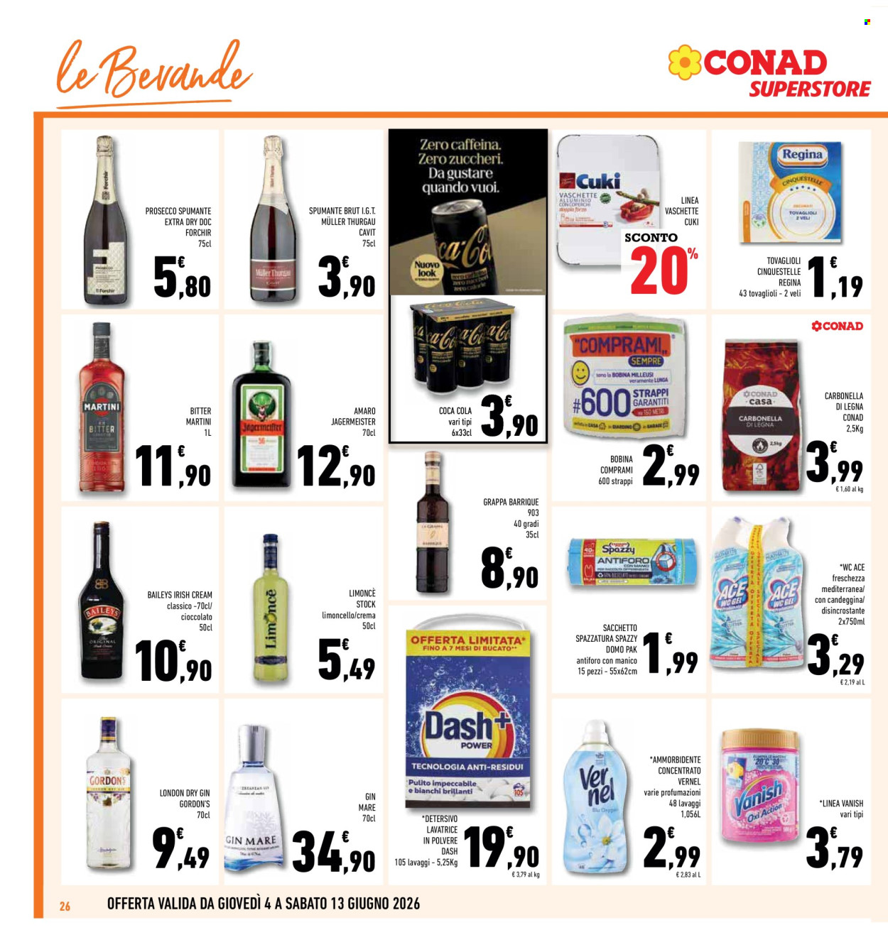 Volantino Conad - 4/6/2026 - 13/6/2026. Pagina 26
