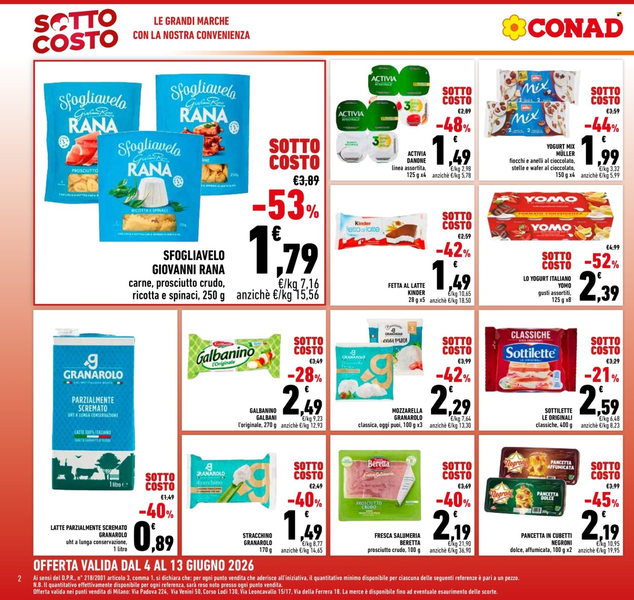 Volantino Conad - 4/6/2026 - 13/6/2026. Pagina 2