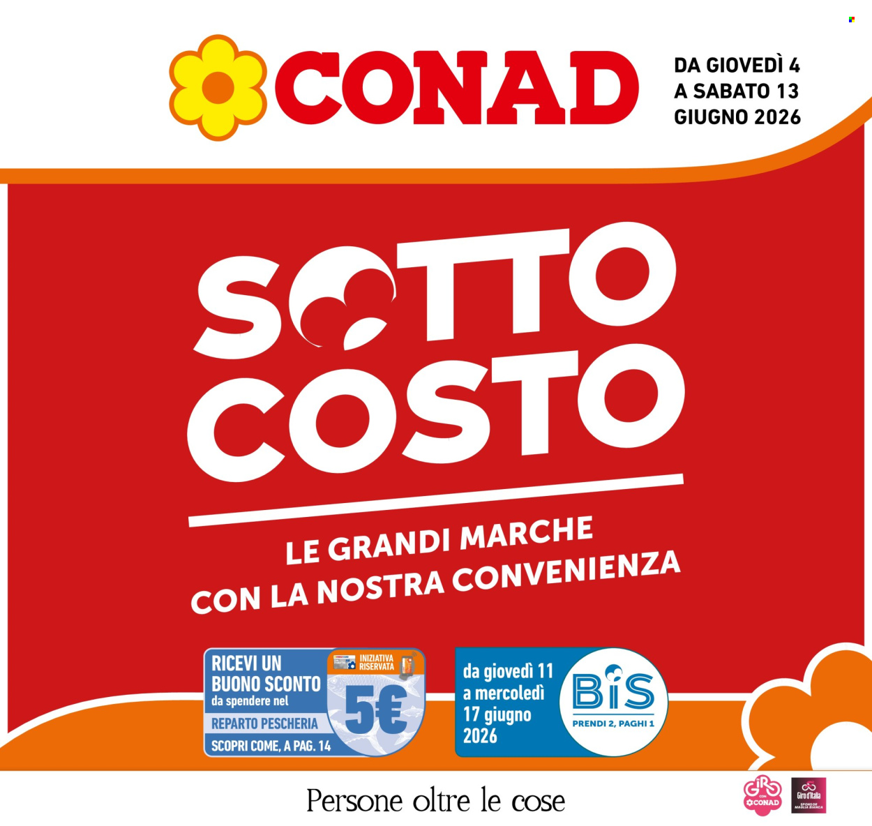 Volantino Conad - 4/6/2026 - 13/6/2026. Pagina 1