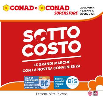 Volantino Conad Superstore - 4/6/2026 - 13/6/2026.