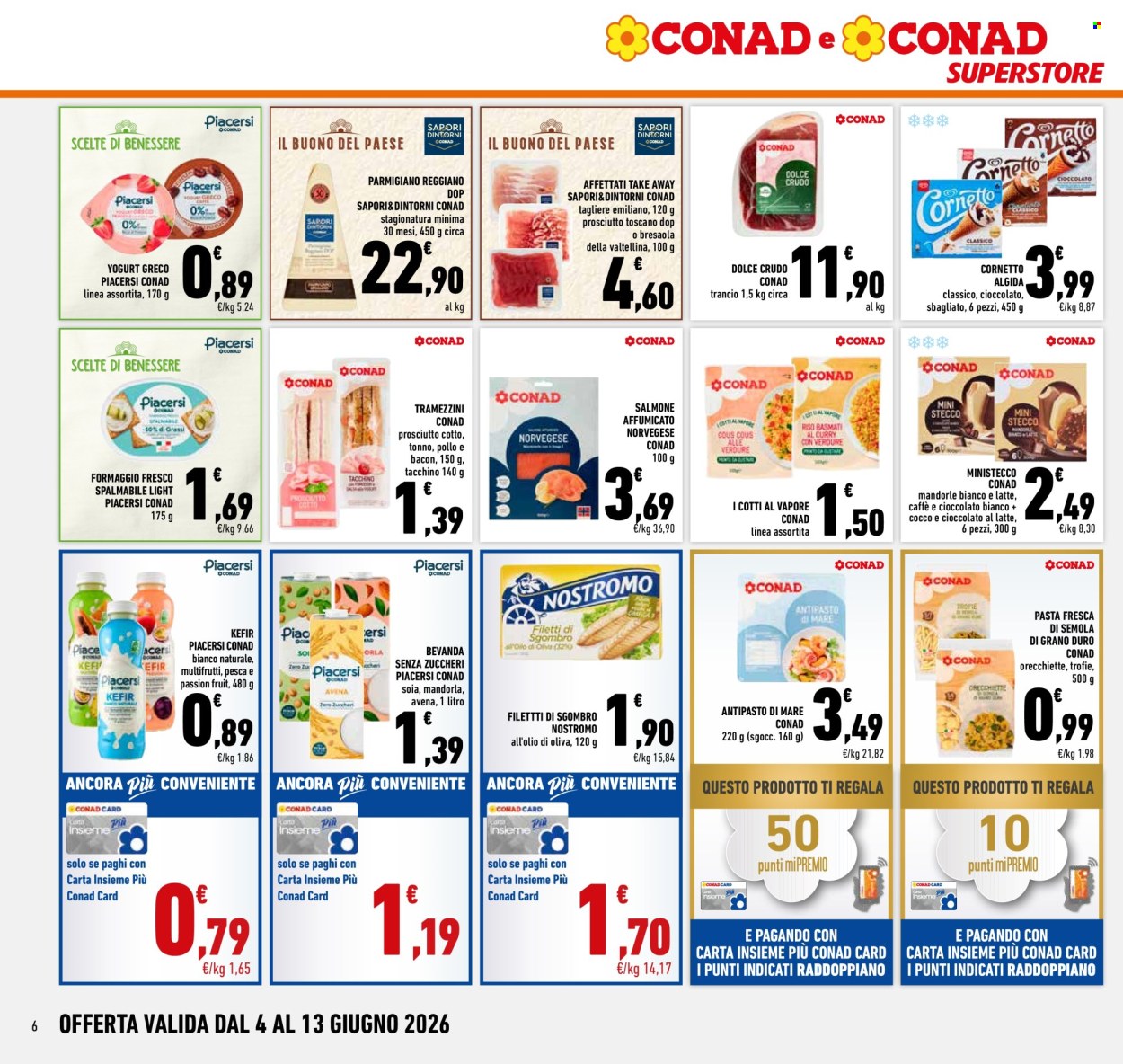 Volantino Conad Superstore - 4/6/2026 - 13/6/2026. Pagina 6