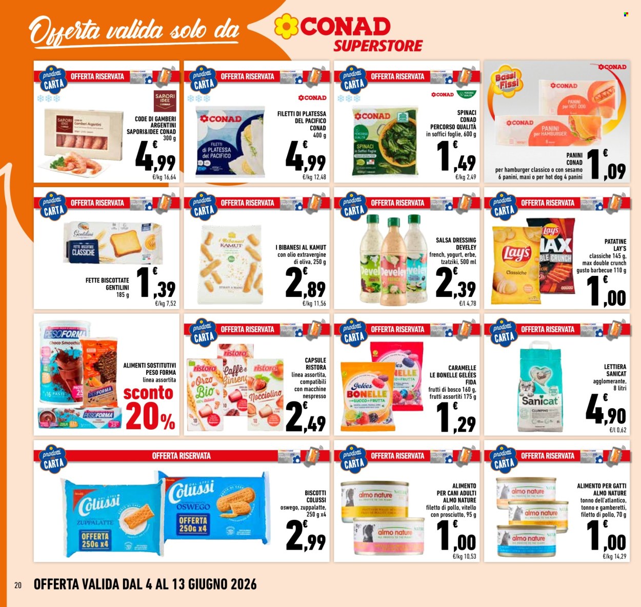 Volantino Conad Superstore - 4/6/2026 - 13/6/2026. Pagina 20